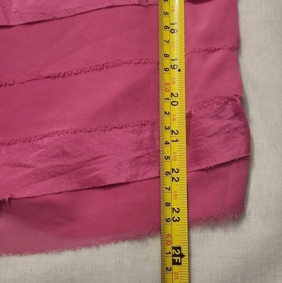 ANN Taylor LOFT Pink Blouse Petite size xxsp - Picture 6 of 8